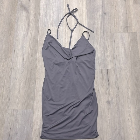 Cowl Neck Mini Dress - Picture 2 of 3